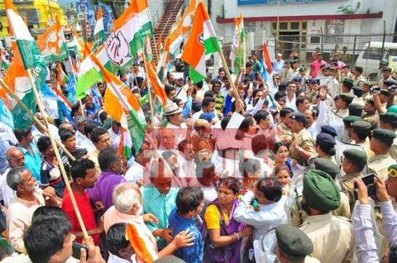 350 Congressmen arrested in Tripura for holding rally